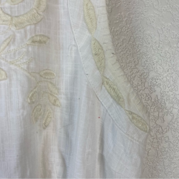 Free People White Birds of a Feather Embroidered Mini Dress - Picture 6 of 11